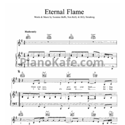 Ноты The Bangles - Eternal flame - предпросмотр