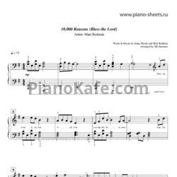 Ноты Matt Redman - 10000 Reasons (Bless the Lord)