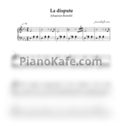 Ноты Johannes Bornlöf - La dispute