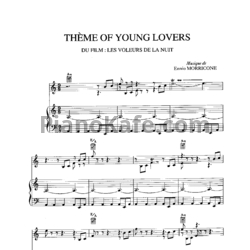 Ноты Ennio Morricone - Theme of young lovers - предпросмотр