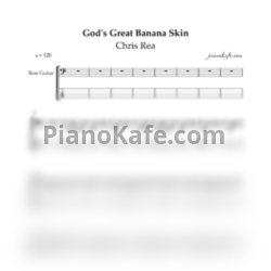 Ноты Chris Rea - God's great banana skin