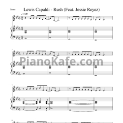 Ноты Lewis Capaldi feat. Jessie Reyez - Rush
