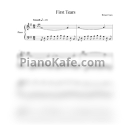 Ноты Brian Crain - First tears - предпросмотр
