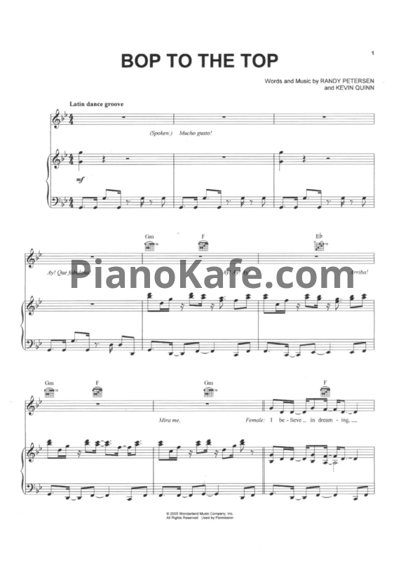 Ноты High school musical (Книга нот) - PianoKafe.com