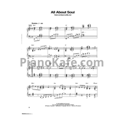 Ноты Billy Joel - All about soul - предпросмотр