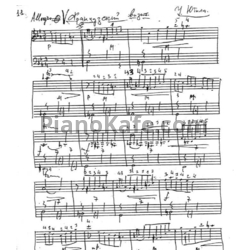 Ноты У. Ютила - Французский визит