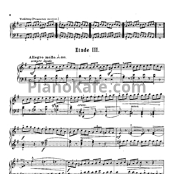 Ноты Альберт Лешгорн - Этюд (Соч. 169, №3) - предпросмотр