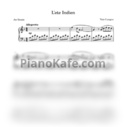 Ноты Joe Dassin - L'ete Indien (Бабье лето)