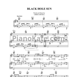 Ноты Soundgarden - Black hole sun (2)