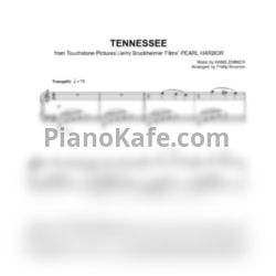 Ноты Hans Zimmer - Tennessee - предпросмотр