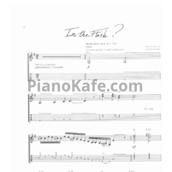 Ноты Pink Floyd - In the flesh (Guitar tabs) - предпросмотр