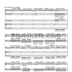 Ноты One OK Rock - No scared - предпросмотр