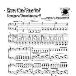 Ноты Kyle Gabler - Happy new year; Brought to You by Product 2 - предпросмотр