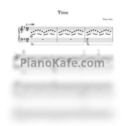 Ноты Tony Ann - Time - предпросмотр