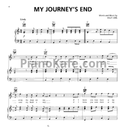 Ноты Billy Joel - My lives (Книга нот) - предпросмотр