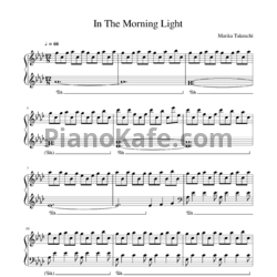 Ноты Marika Takeuchi - In the morning light - предпросмотр