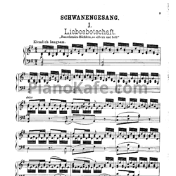 Ноты Франц Шуберт - Лебединая песня (Сборник) - предпросмотр