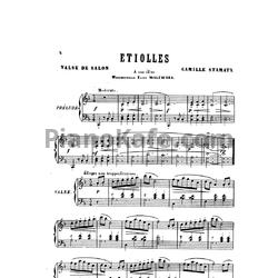 Ноты Камиль Стамати - Etiolles - предпросмотр
