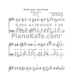 Ноты И. Бах - Werde munter, mein Gemute (BWV 244) - предпросмотр