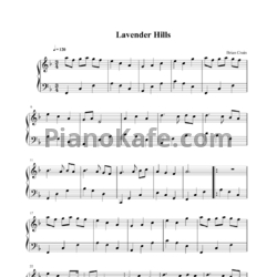 Ноты Brian Crain - Lavender hills - предпросмотр