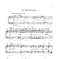 Ноты William Gillock - An old Valentine - предпросмотр