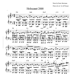 Ноты Ennio Morricone - Holocaust 2000 - предпросмотр