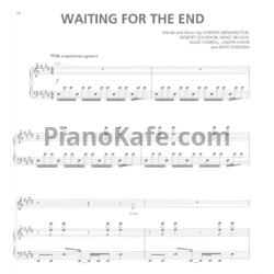 Ноты Linkin Park - Waiting for the end - предпросмотр