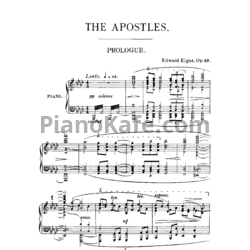 Ноты Эдуард Элгар - Апостолы (Op. 49) - предпросмотр