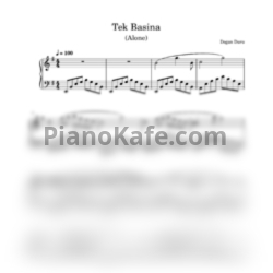 Ноты Dogan Duru - Tek Basina (Alone) - предпросмотр