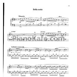 Ноты Ludovico Einaudi - Bella Notte - предпросмотр