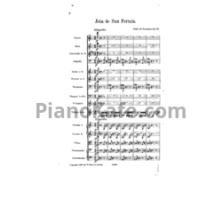 Ноты Пабло де Сарасате - Jota de San Fermín (Соч. 36) - предпросмотр