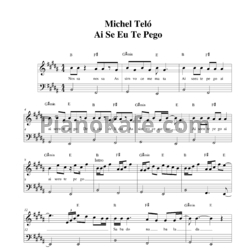 Ноты Michel Telo - Ai se eu Tte pego