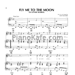 Ноты Bart Howard - Fly me to the moon - предпросмотр