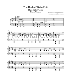 Ноты Ludwig Göransson - The Book of Boba Fett - предпросмотр