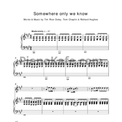 Ноты Tim Rice - Oxley, Tom Chaplin & Richard Hughes - предпросмотр