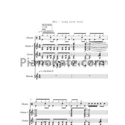 Ноты The Who - Long live rock