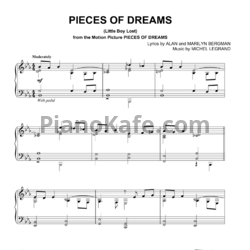 Ноты Michel Legrand - Pieces of dreams (Little boy lost) - предпросмотр