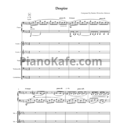 Ноты Семён Кривенко-Адамов - Отчаяние (Партитура) - предпросмотр