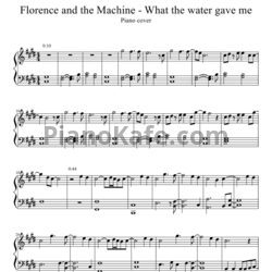 Ноты Florence and the Machine - What the water gave me