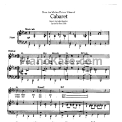 Ноты John Kander - Vocal selections from "Cabaret" (Книга нот) - предпросмотр