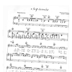 Ноты Counting Crows - A long december - предпросмотр