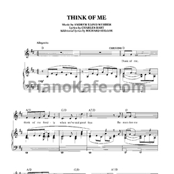 Ноты Andrew Lloyd Webber - Phantom Of The Opera (Книга нот) - предпросмотр