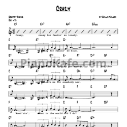 Ноты Willie Nelson - Crazy (тромбон)