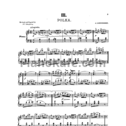Ноты Альберт Лешгорн - Полька (Соч. 37, №3) - предпросмотр