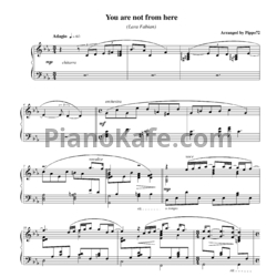 Ноты Ксения Коробкова - Ты не отсюда