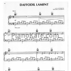 Ноты The Cranberries - Daffodil lament - предпросмотр