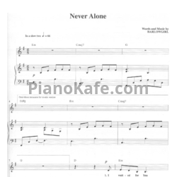 Ноты Barlow Girl - Never alone - предпросмотр