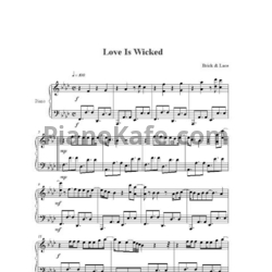 Ноты Brick & Lace - Love is wicked