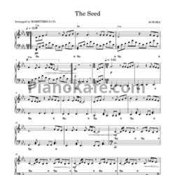 Ноты Aurora - The seed - предпросмотр