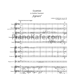 Ноты Л. Бетховен - Эгмонт (Op. 84, партитура) - предпросмотр